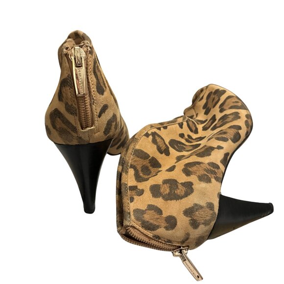 Vince Camuto Animal Print Ankle Booties - Picture 5 of 9